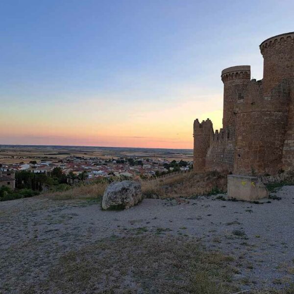 Castillo de Belmonte por la tarde